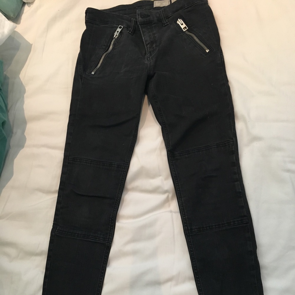 ALLSAINTS Black Racer Denim
